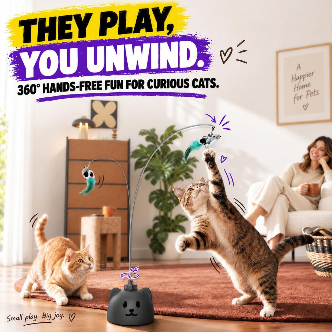 Interactive Cat Toys for Indoor Cats