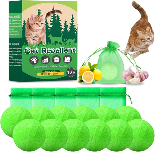 Cat Deterrent Balls,Cat Repellent Outdoor & Indoor to Keep Cats Away