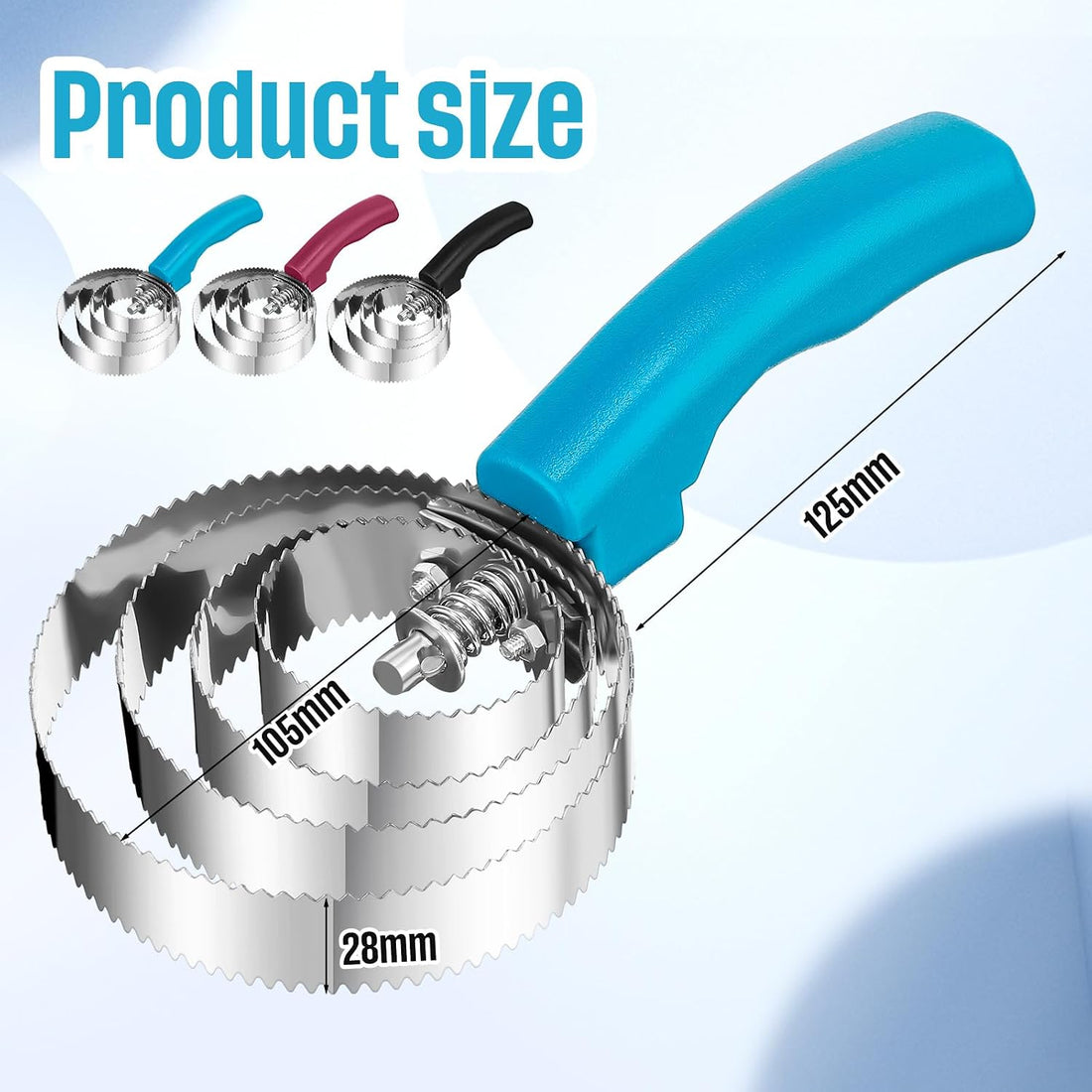 Yaomiao 12 Pack Curry Combs, Metal Horse Brush 4 Rings Stainless Steel