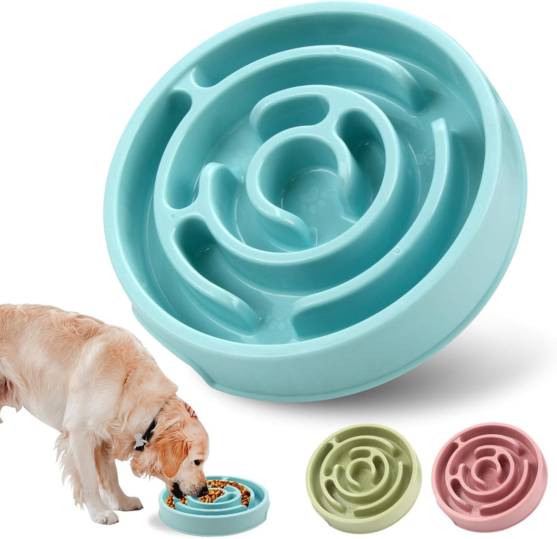 Ceramic Slow Feeder Dog Bowl