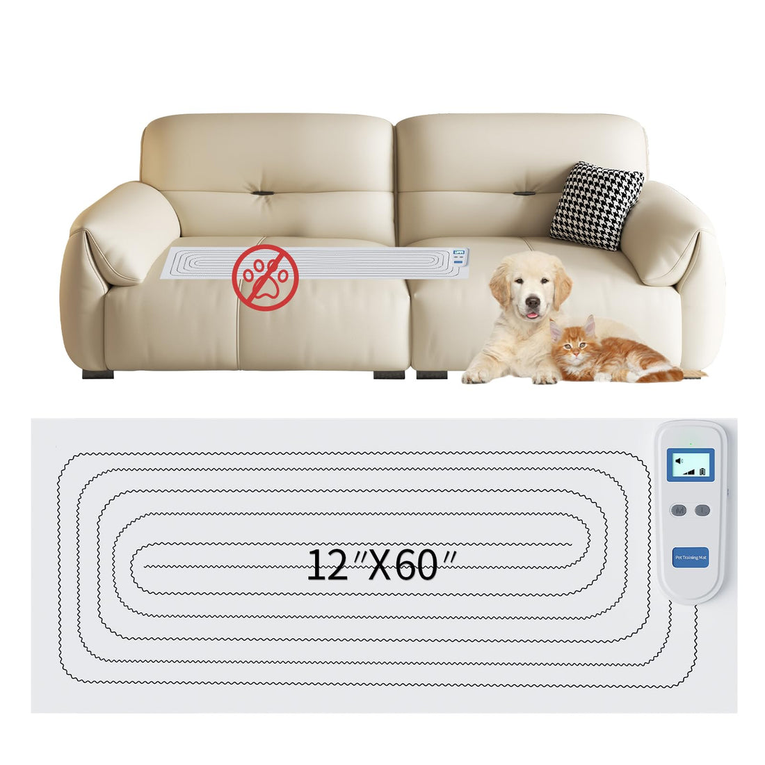 petnais Scat Mat for Cats and Dogs