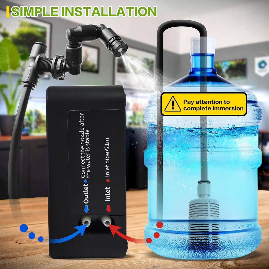 MYGIIKAKA Automatic Reptile Misting System, Reptile Humidifier Fogger