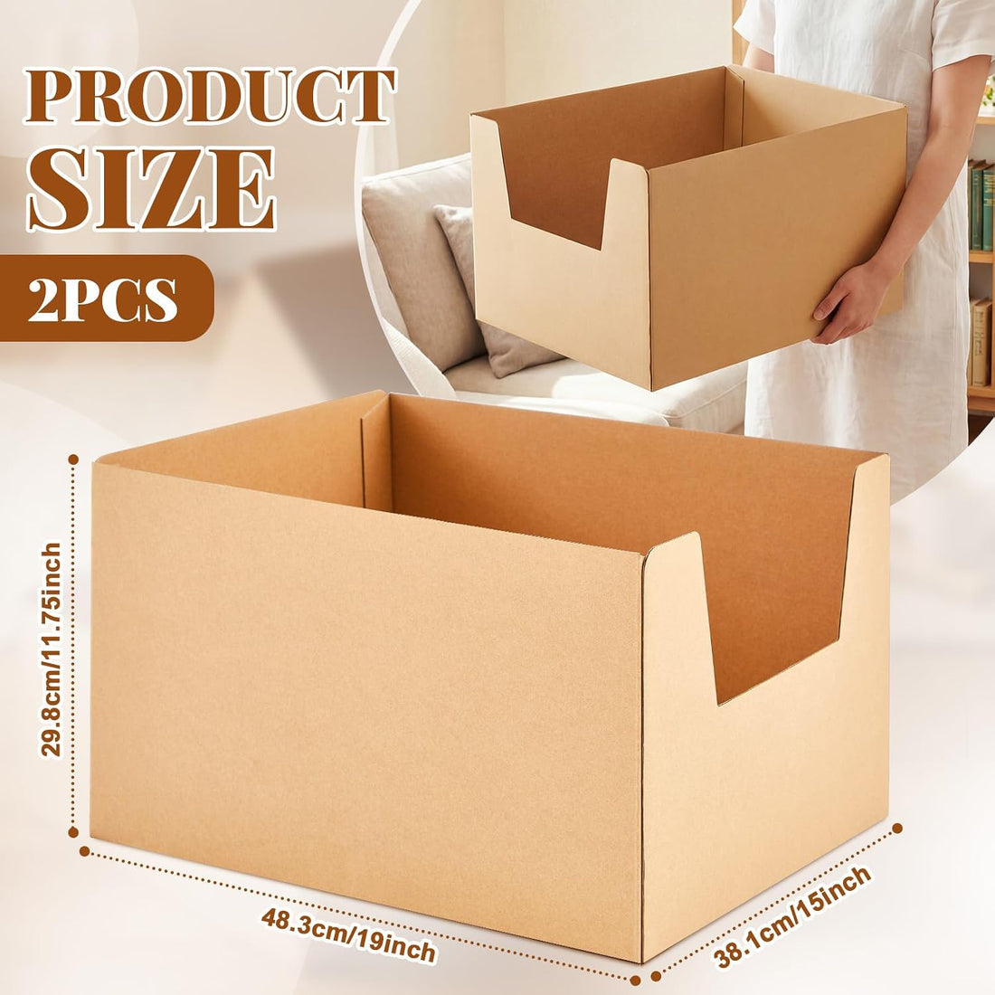 Lounsweer 2 Pack XXL Extra Large Disposable Cat Litter Box