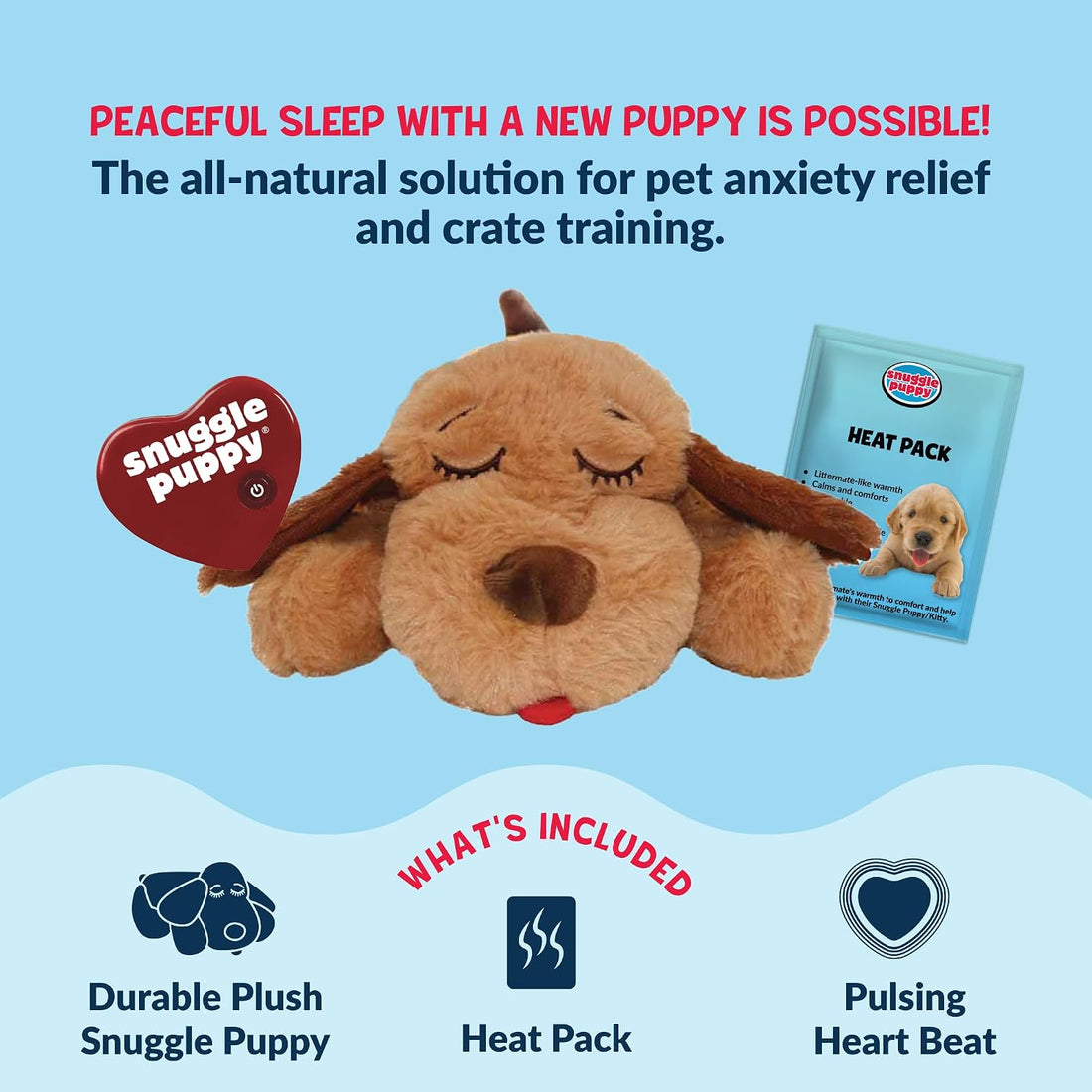 Snuggle Puppy Heartbeat Calming Puppy Toy