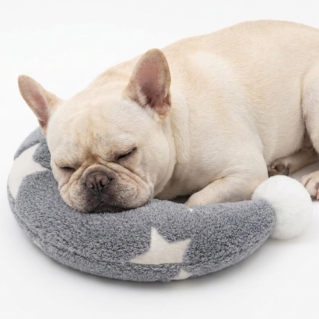 Moon-Shaped Calming Pillow for Cats Soft and Neck-Friendly Dog Pillows