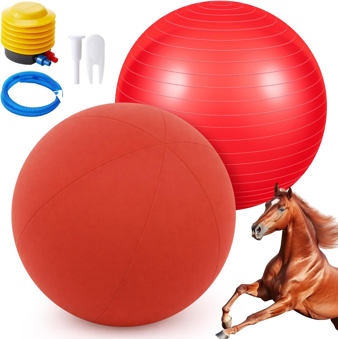 Giant 40 Inch Herding Balls with Ball Cover, Horse Toy