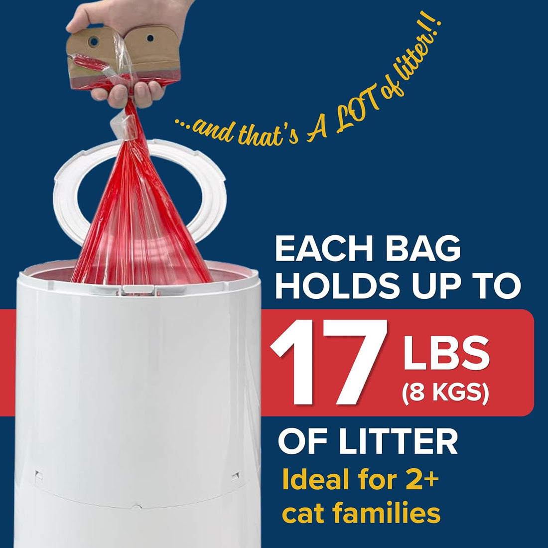 Red Rocket Purrr Litter Twist’R Cat Litter Disposal System Litter
