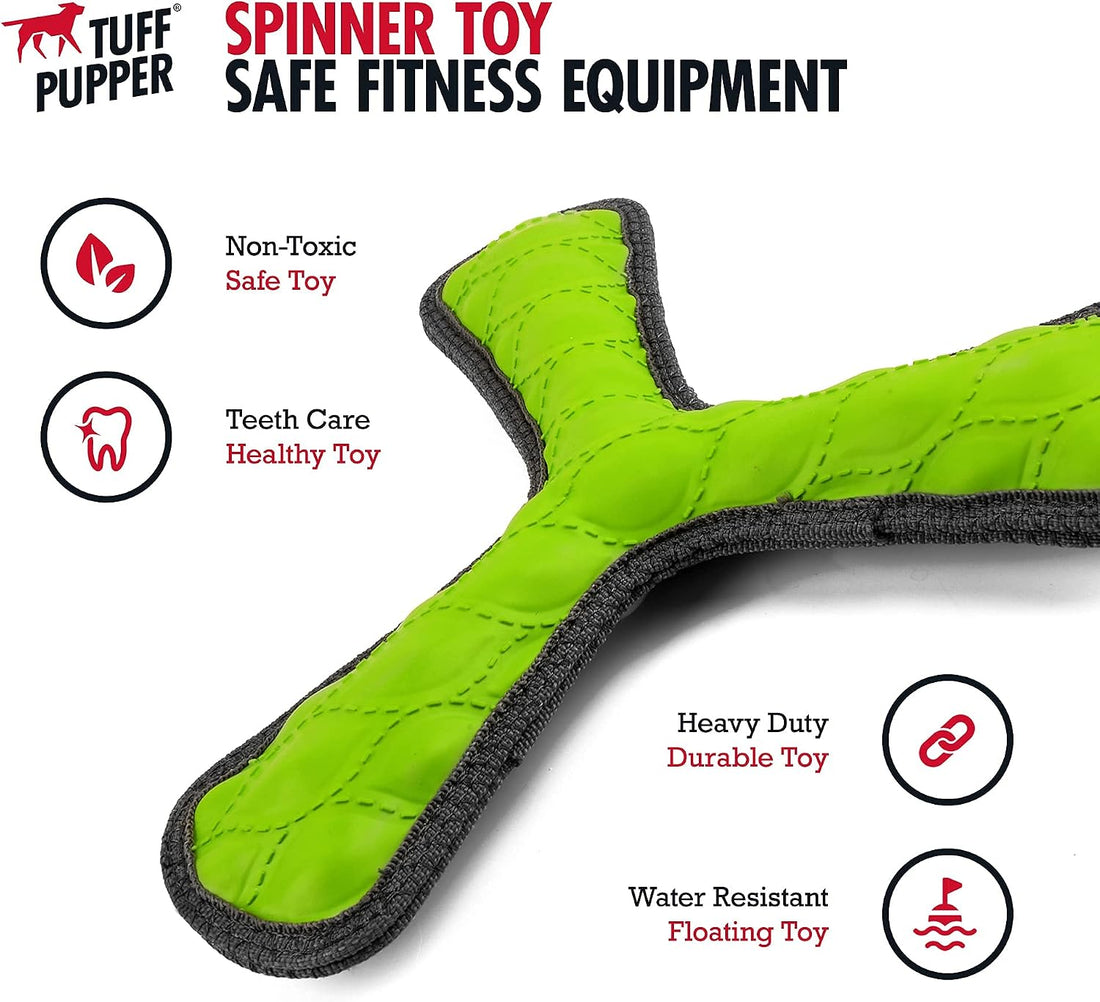 Tuff Pupper SuperChewy Tough Floating Dog Water Toy Strong Natural