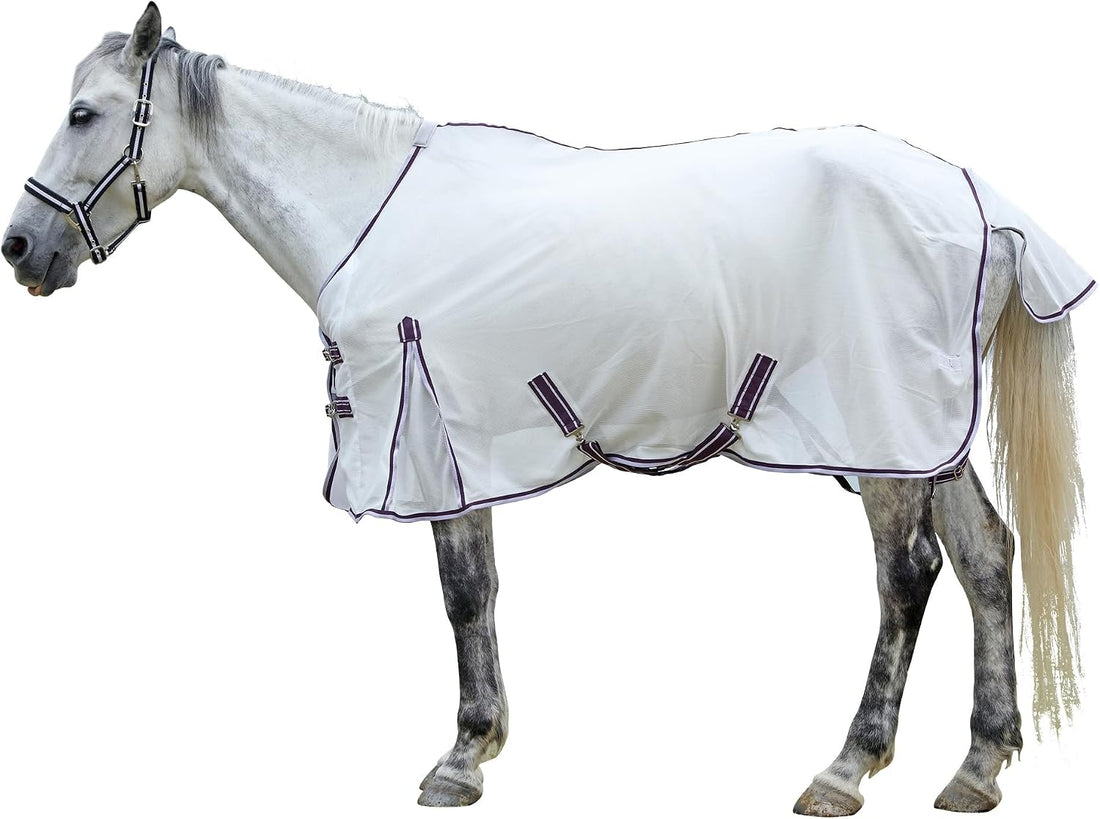 LEAFOREST Breathable Mesh High Airflow Fly Sheets for Horses UV