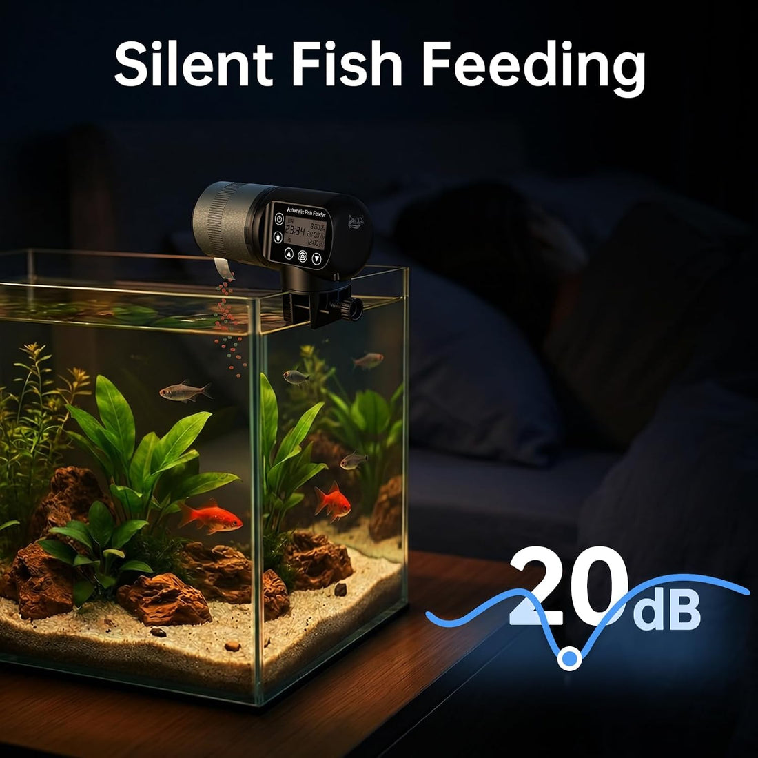 AQQA Automatic Fish Feeder for Aquarium