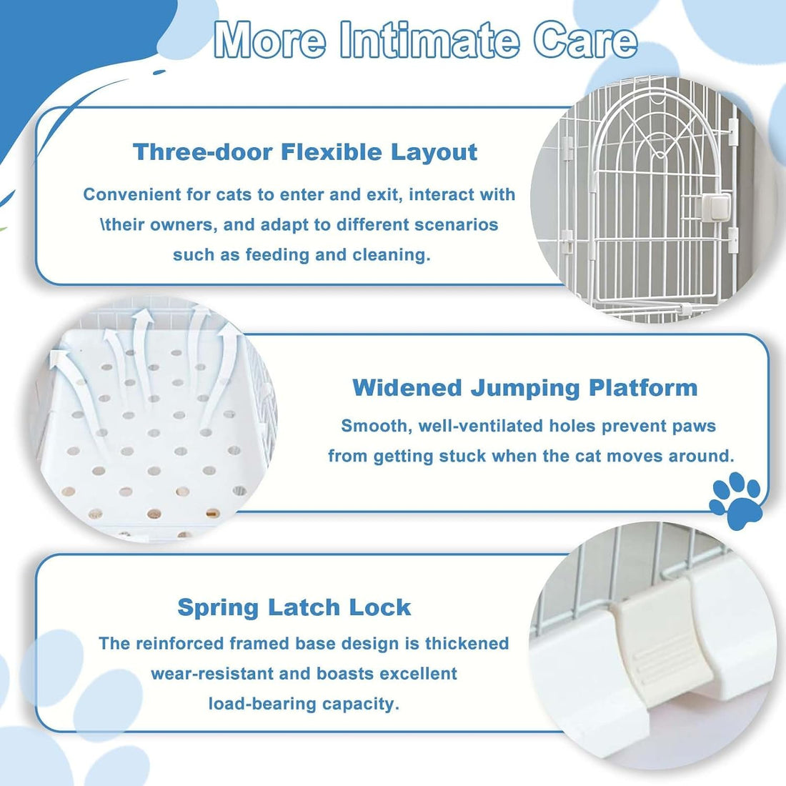Cat Cage for Indoor Cats, DlY Catio & Cat Playpen with Escape-Proof