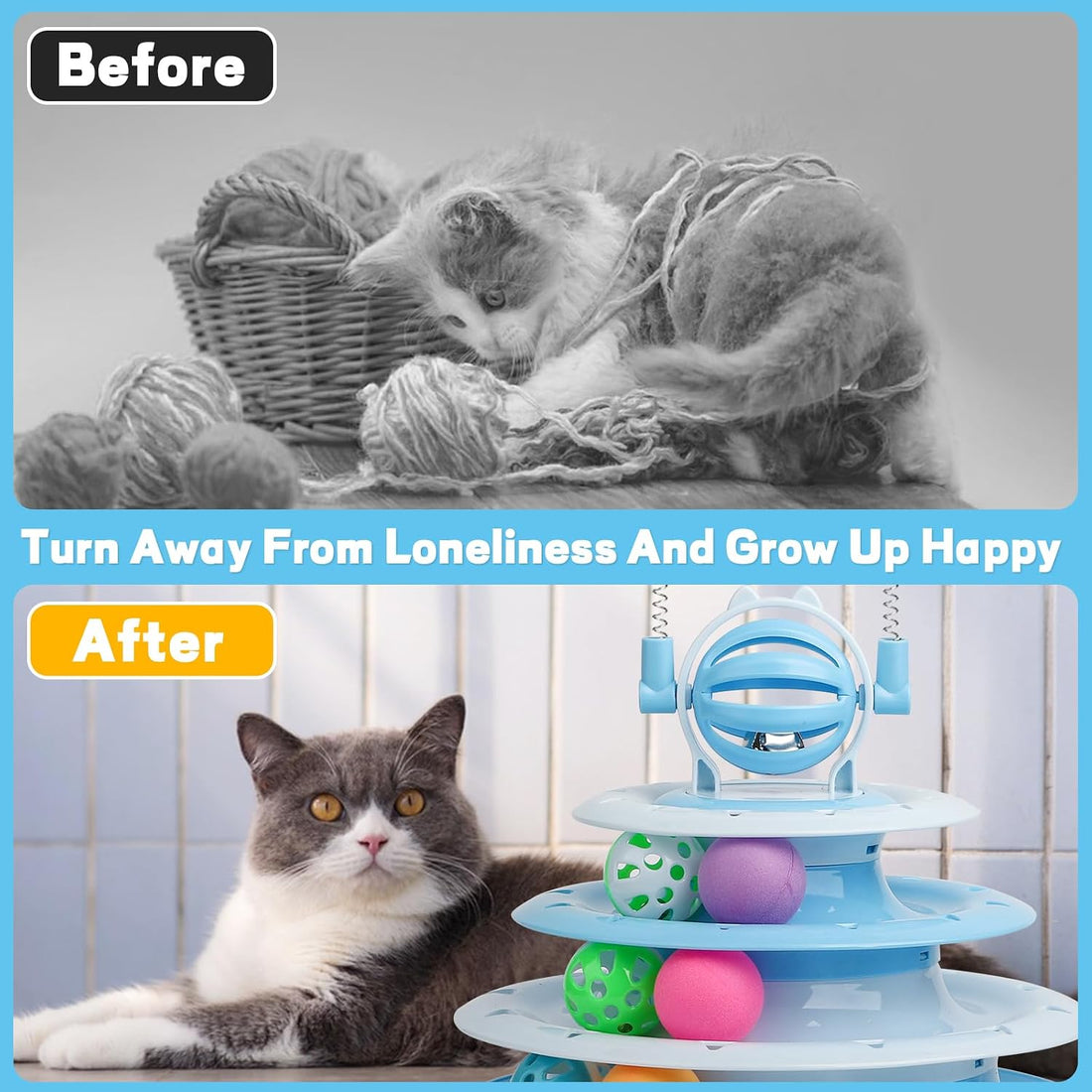 Goosheep Cat Toy Interactive Pet Plaything for Indoor Kitten
