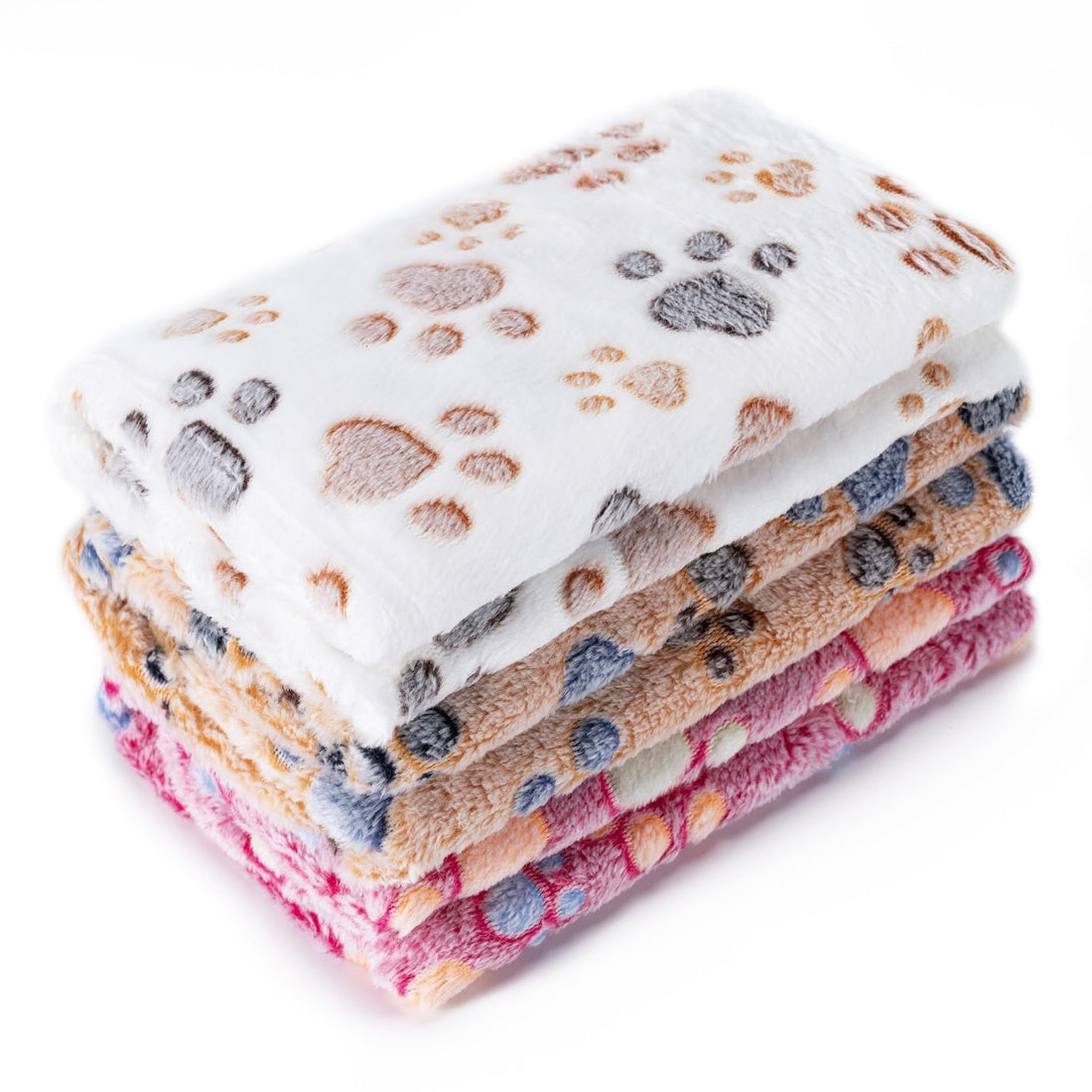 1 Pack 3 Blankets Super Soft Fluffy Premium Fleece Pet Blanket