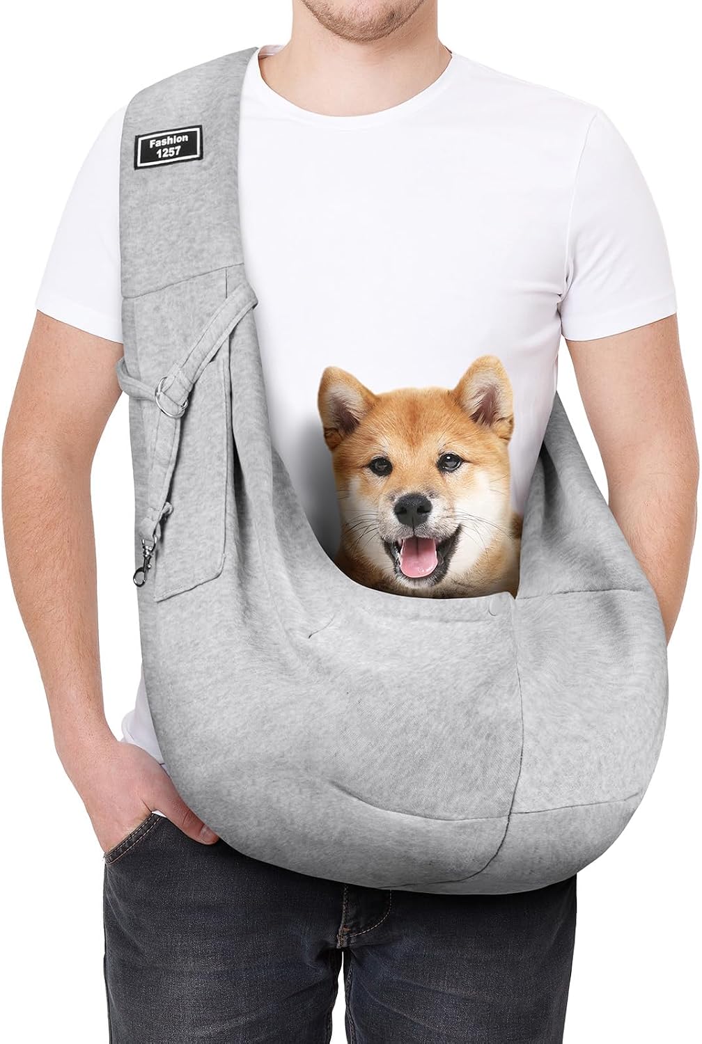 Dog Sling Carrier with Padded Strap