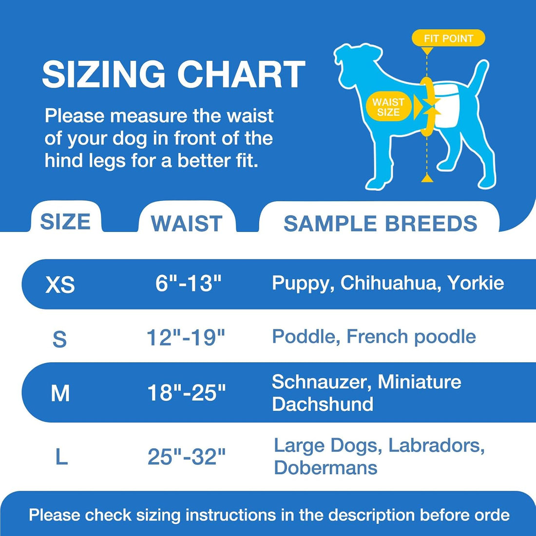 Dono Dog Diapers Male, Disposable Male Dog Wraps 60ct