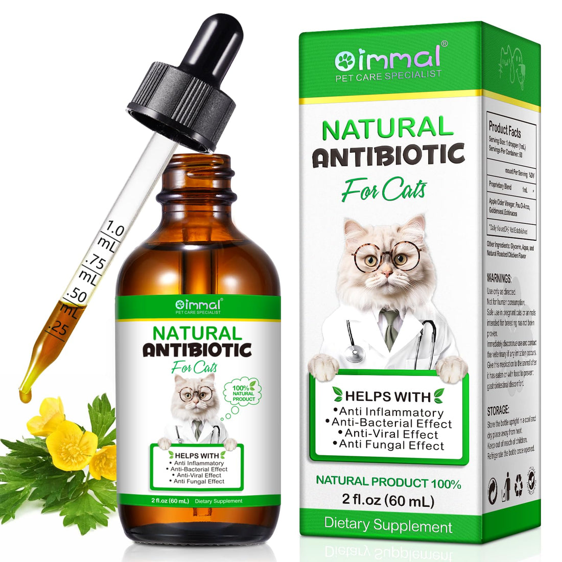 60ml Cat Antibiotics for Infections Antibiotics for Cats Cat