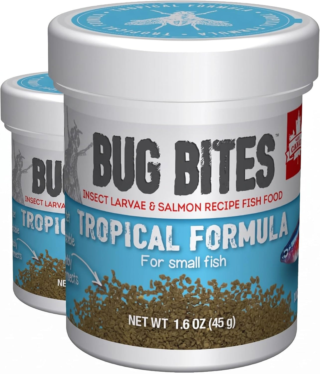 Fluval Bug Bites Tropical Fish Food, 1.6 oz.