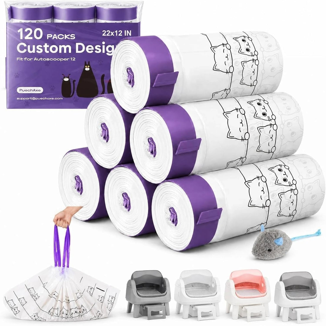 Automatic Cat Litter Box Liners for Petpivot 12（ Not Fit As 11 ）