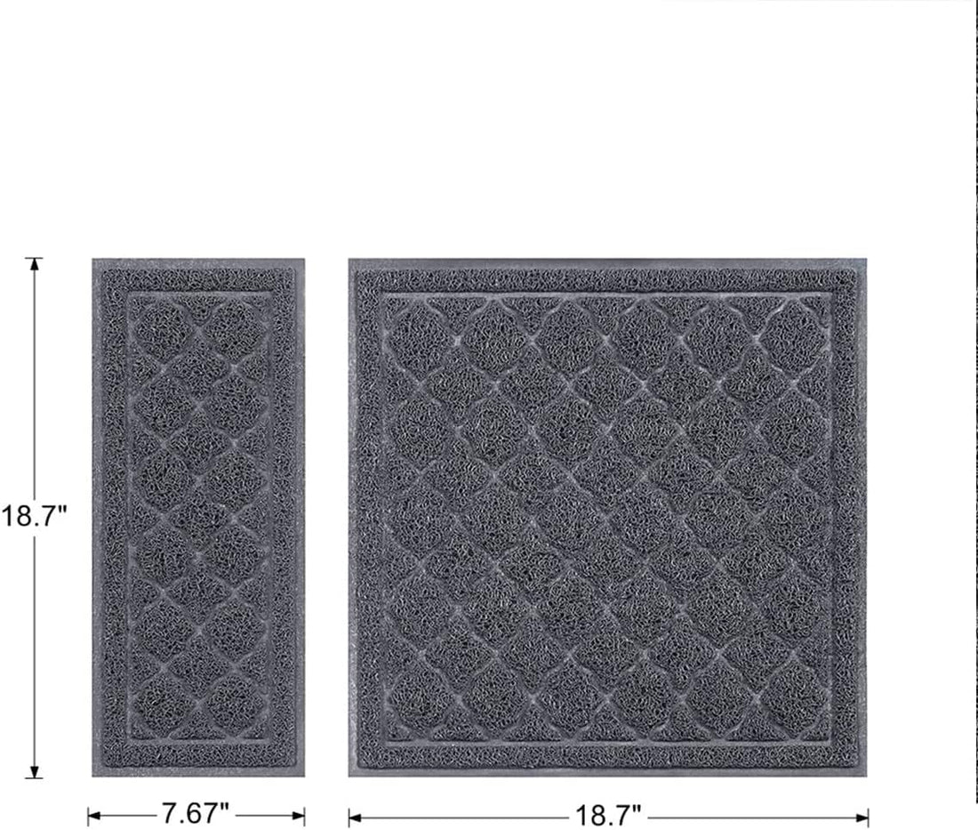 unipaws Cat Litter Trapping Mat, Litter Box Scatter Control Pad