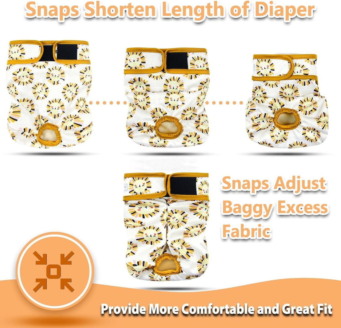 Langsprit Washable Female Dog Diapers