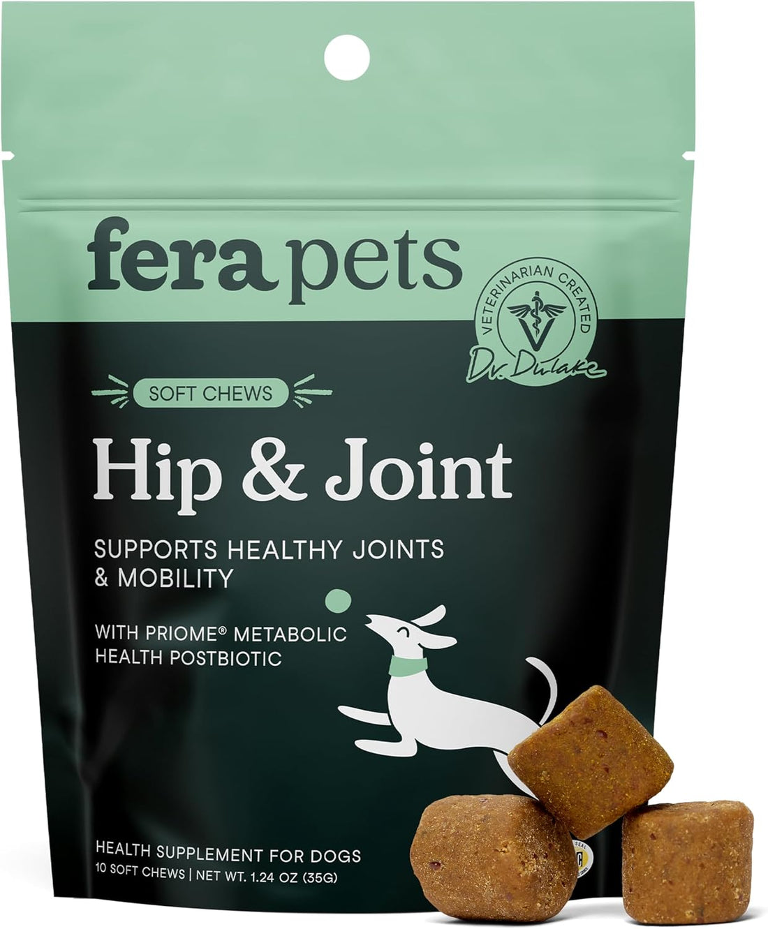 Fera Pets Hip & Joint Supplement for Dogs with Glucosamine