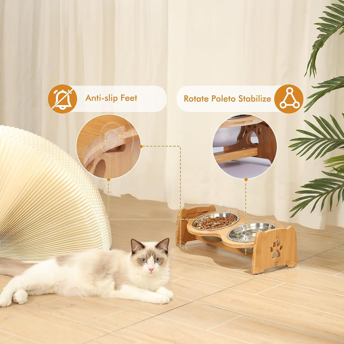 X-ZONE PET Elevated Dog Bowls for Cats and Dogs