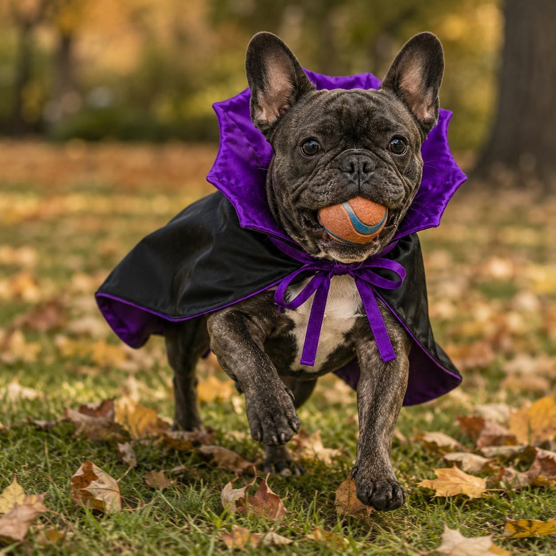 Small Dog Costume for Halloween, Vampire Cloak Dog Halloween Costume