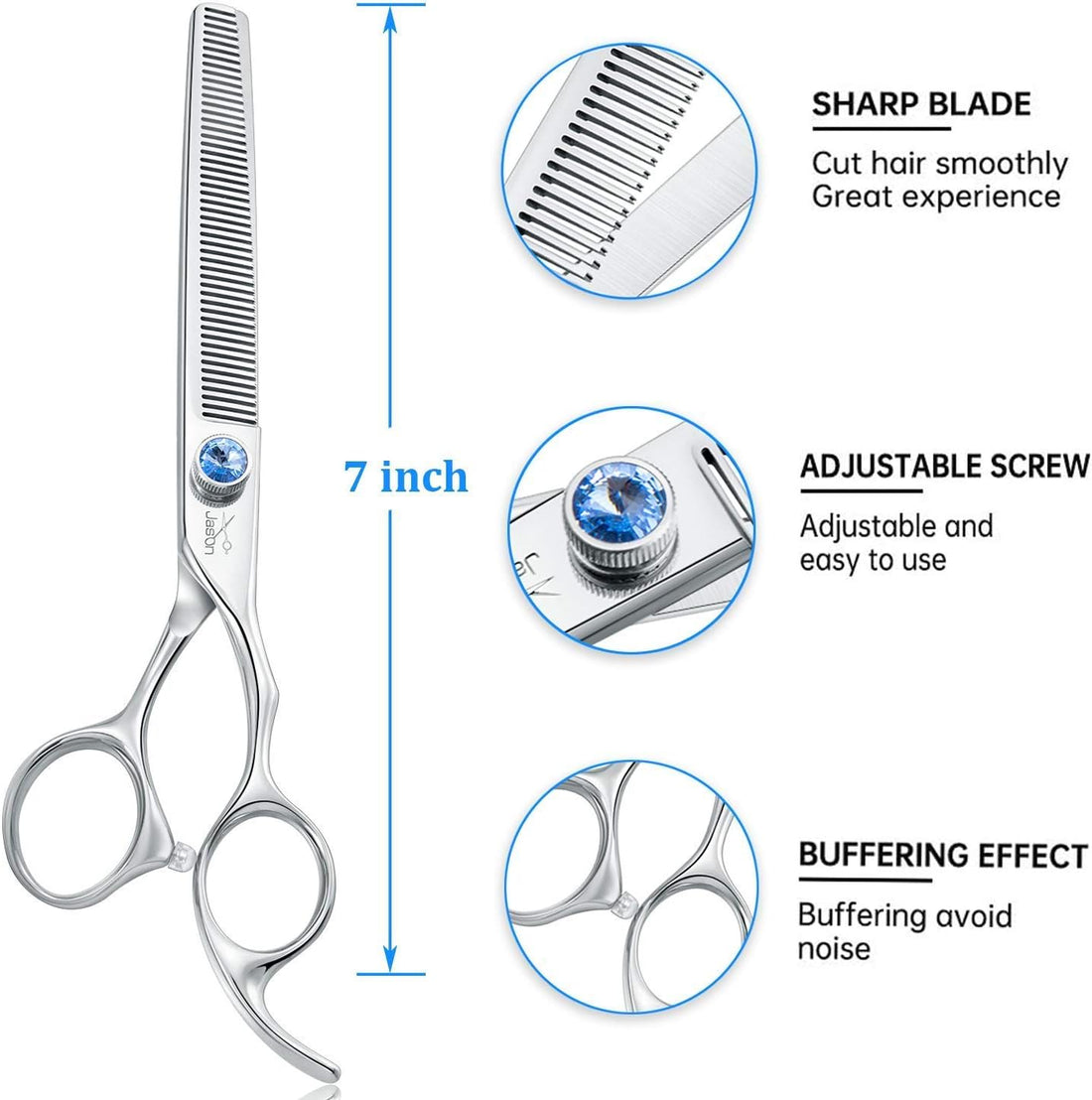 JASON Dog Grooming Thinning Scissors