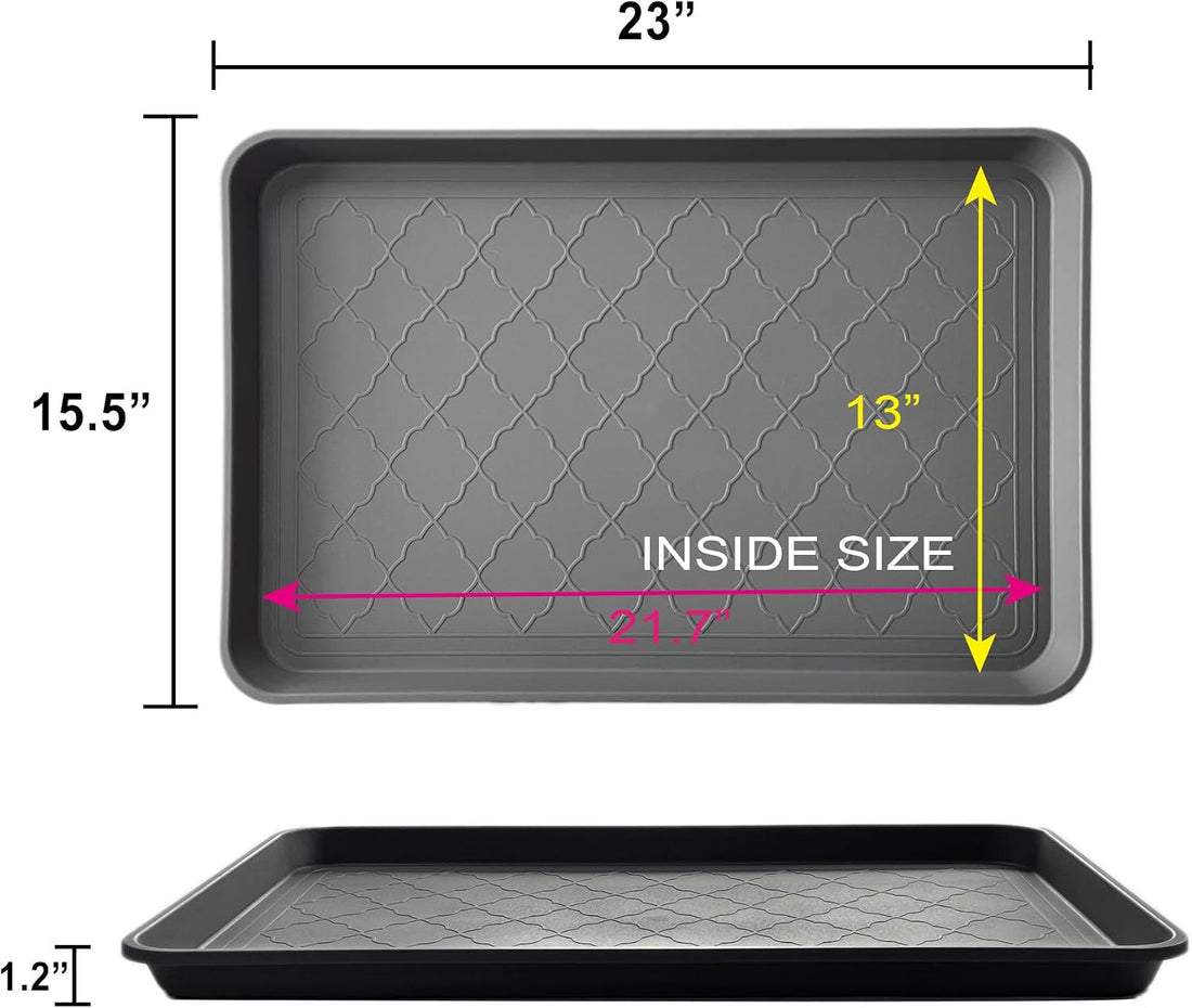 PetLike Boot Tray for Entryway Indoor, Pet Food Mat