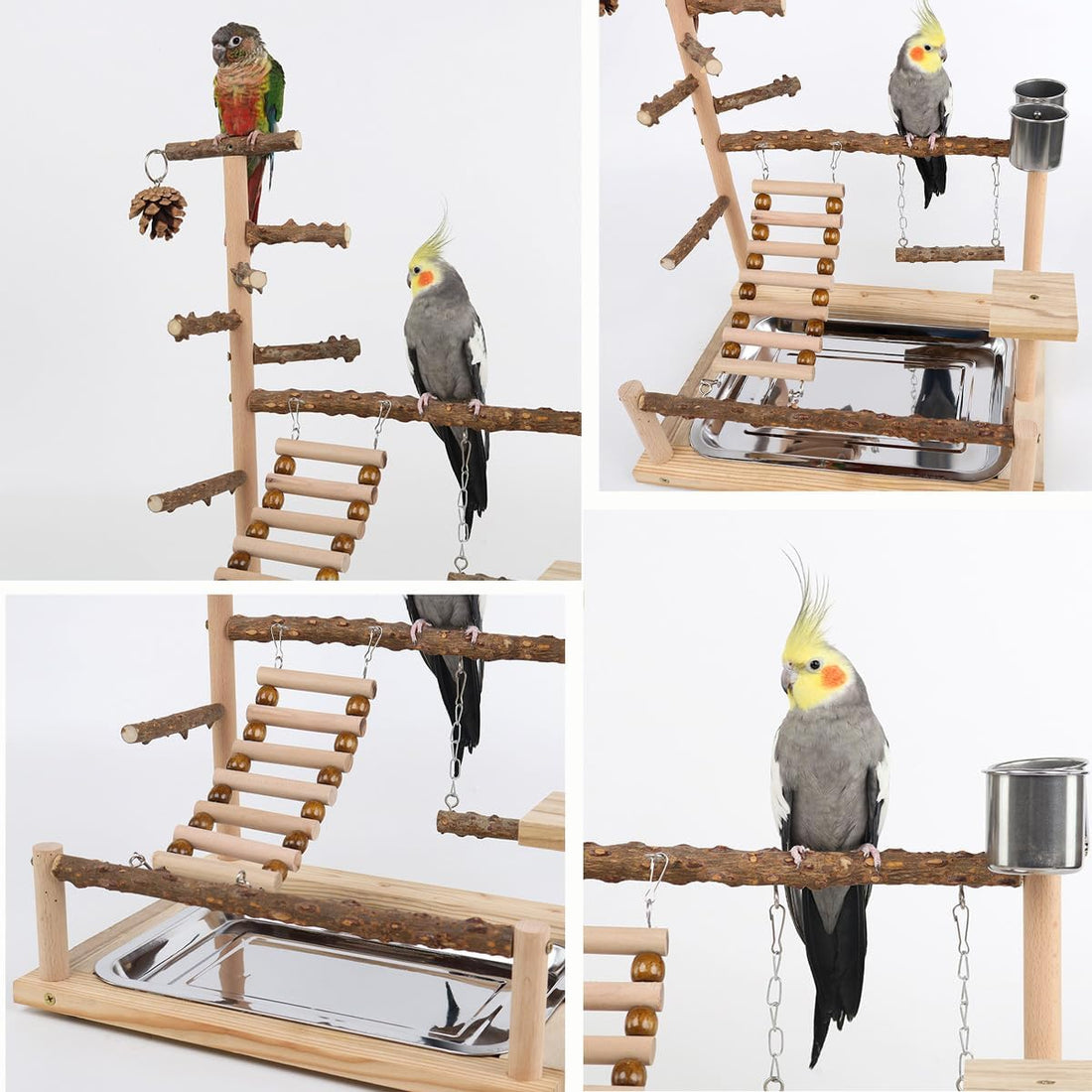 Bird Playground, Parrot Perch Stand