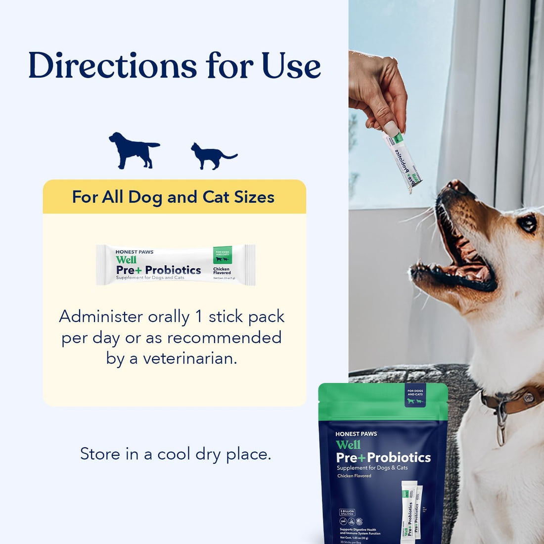 Honest Paws Probiotics for Dogs