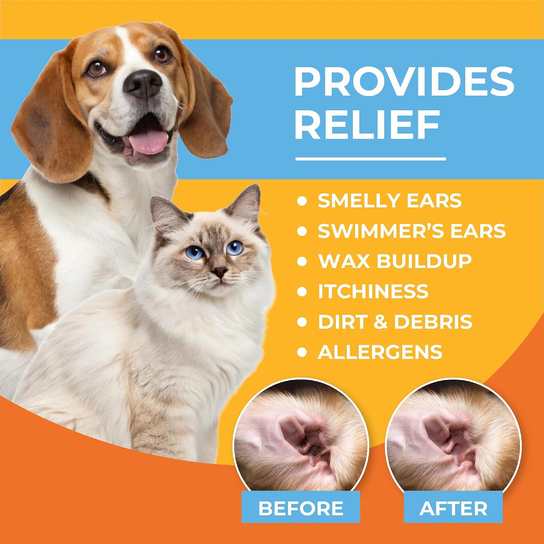 Paw Science Dog Ear Cleaner, Ear Wash Solution Hocl Ear Flush