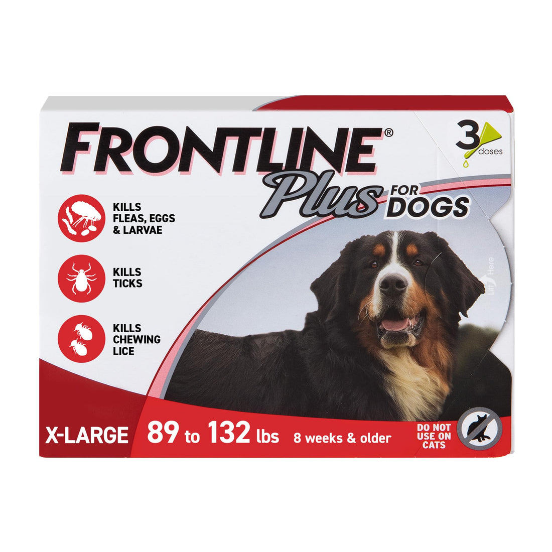 FRONTLINE Plus Flea & Tick Spot Treatment for X-Large Breed Dogs