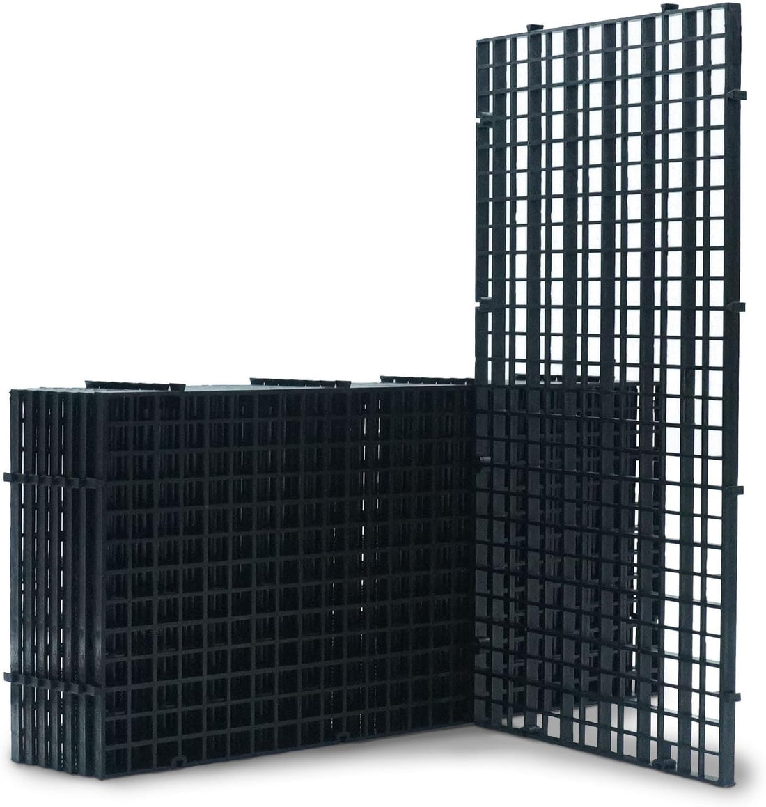 LINLAN 4 Pieces 11.8x11.8in Aquarium Grid Plastic, Fish Tank Divider
