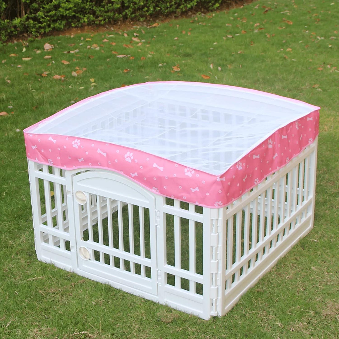 Dog Playpen Mesh Top Cover for 36" Inch Pet Playpen with 4 Panels
