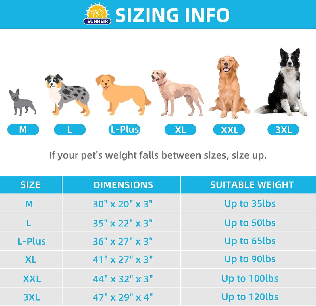 Sunheir Orthopedic Dog Bed for Large Dogs