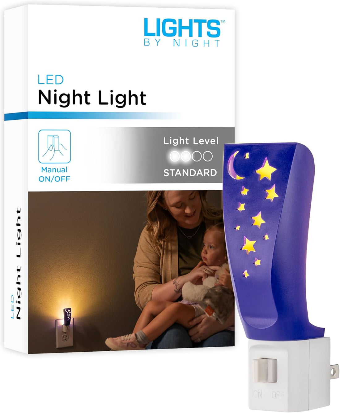 Lights By Night Aqualites Plug in Night Light with Dusk to Dawn Sensor