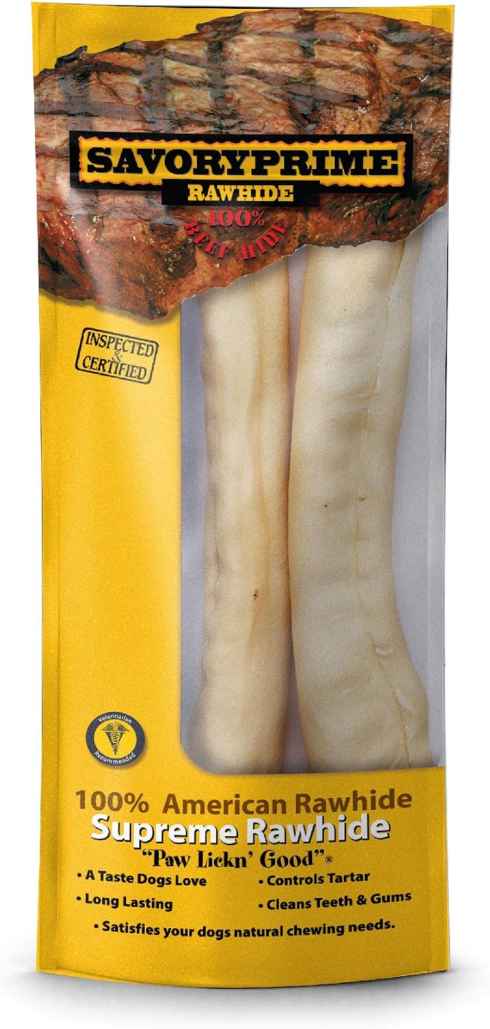Savory Prime 100-Pack Basted Twist Sticks, 5-Inch