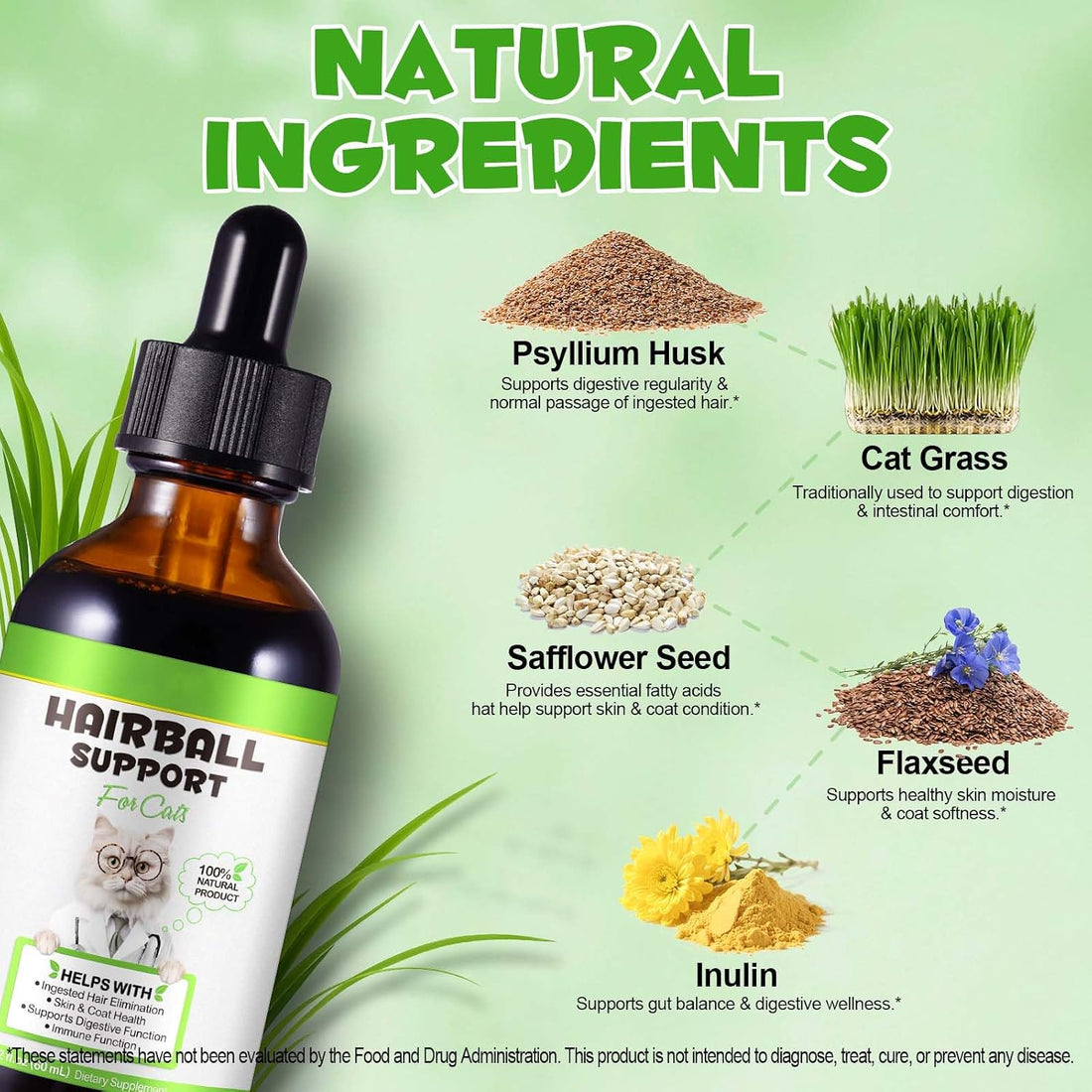 NBTREKTIE Hairball Treatment for Cats