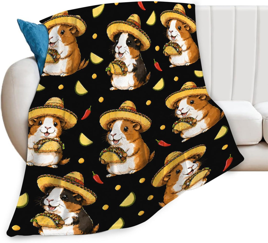 Black Cat Blanket for Cat Lovers Cat Throw Stuff Gifts