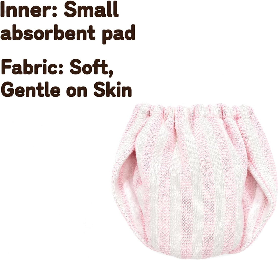 3Pcs Extra Small Squirrel Diapers Reusable (Size S, 3.9" – 6" Waist)