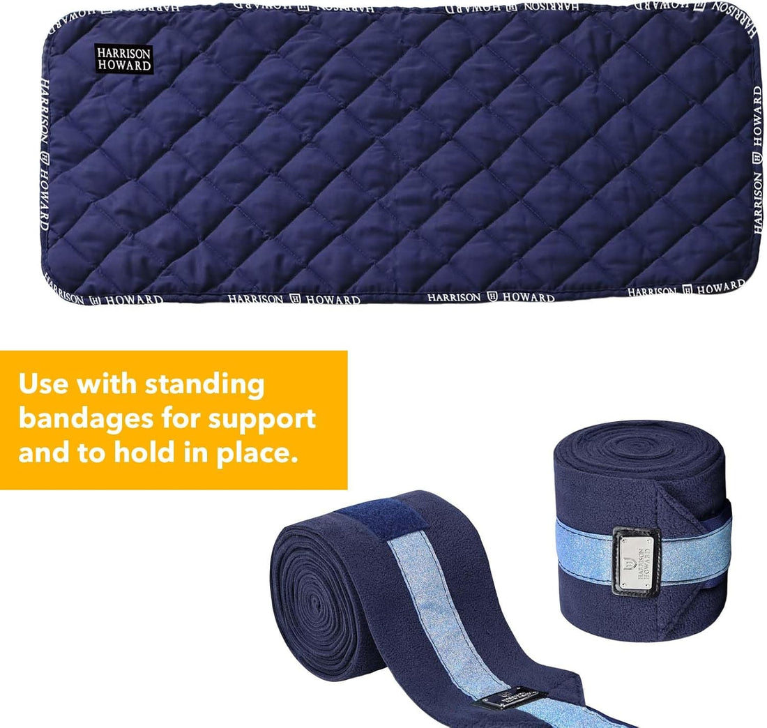 Harrison Howard Quilted Horse Leg Wraps