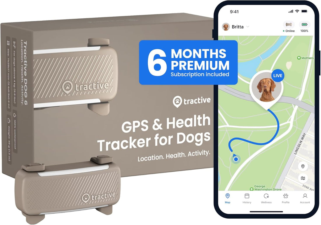 Tractive Smart Dog GPS Tracker | Live Pet Tracker with Virtual Fence