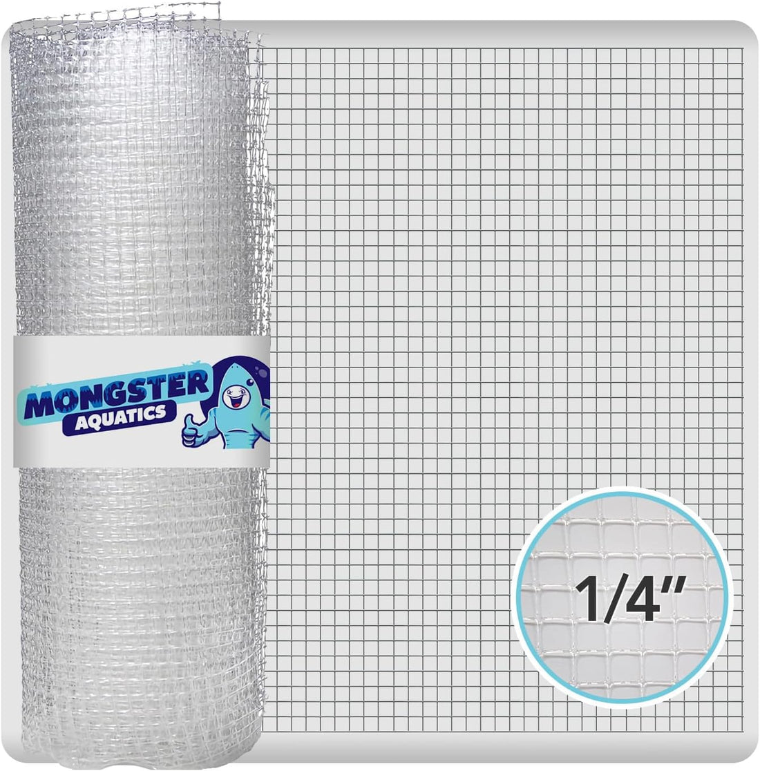 Aquarium Mesh Lid Clear Netting for Top Cover 4x5 ft