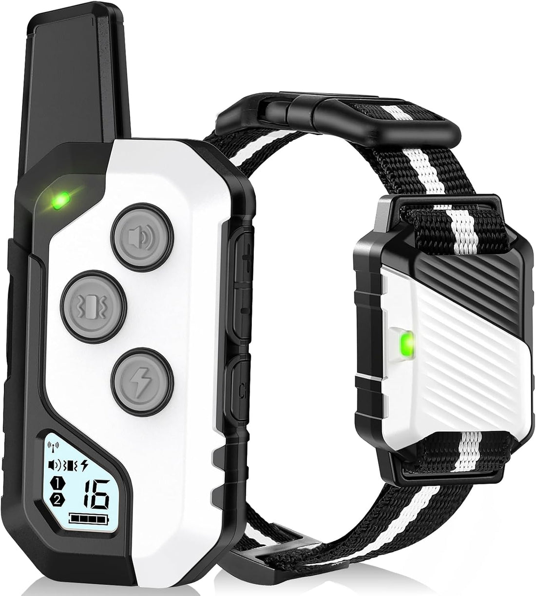 PIOUNS Shock Collar for Dogs, Dog Training Collar with Remote, 3 Modes