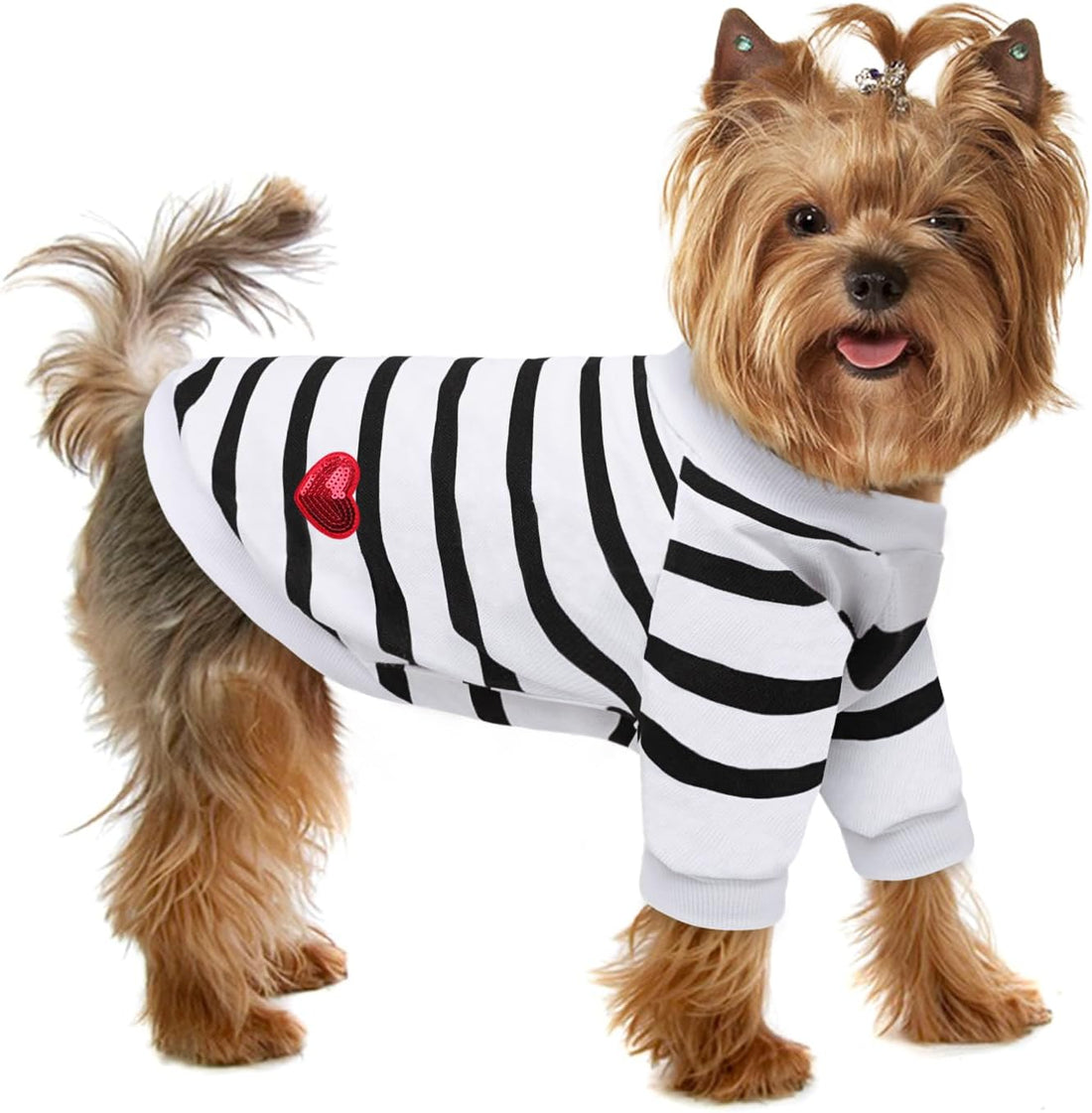 Dog Shirts for Medium Dogs, Striped T-Shirt Dog Tank Top
