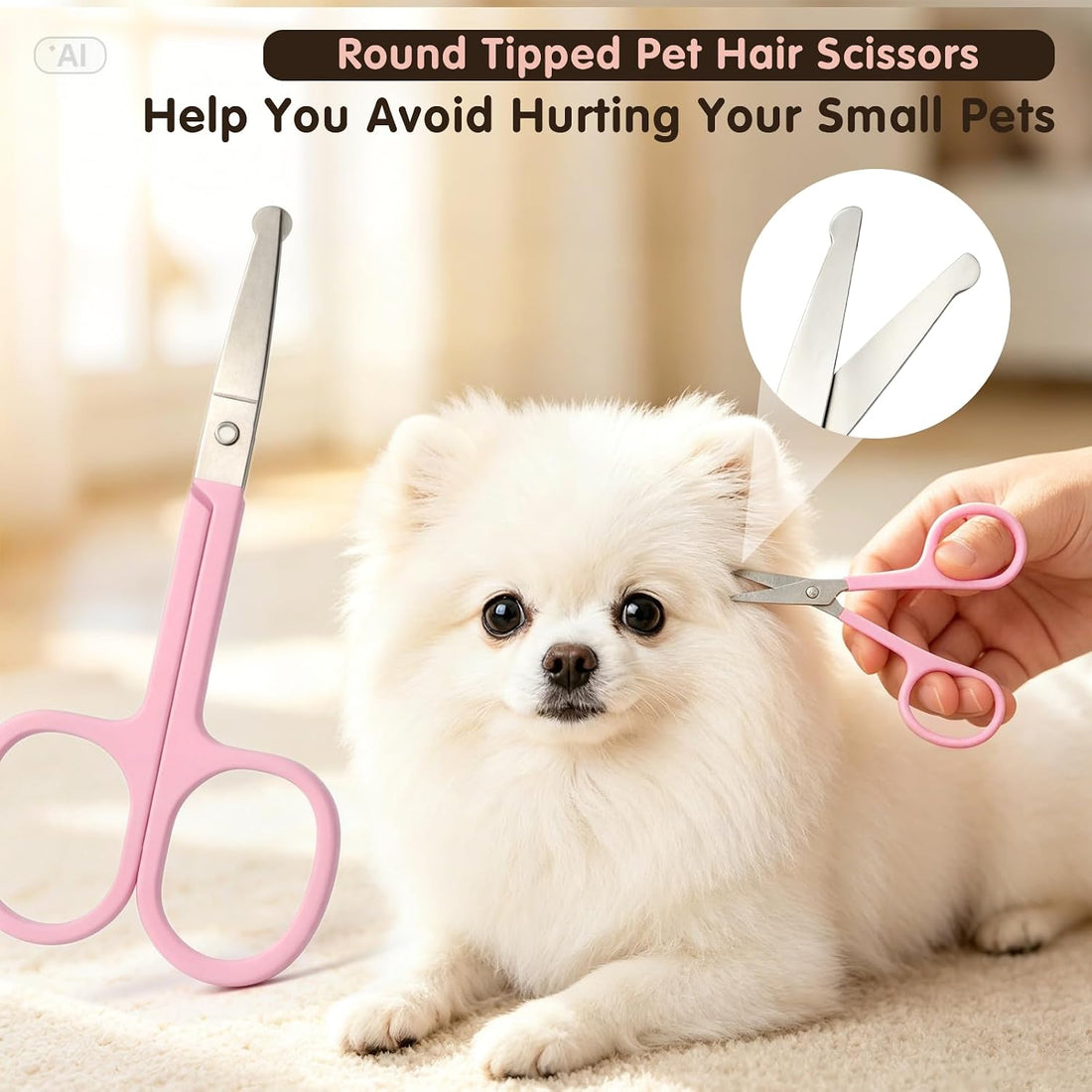 3 Pack Dog Eye Combs, Stainless Steel Tear Stain Remover Tool for Pet