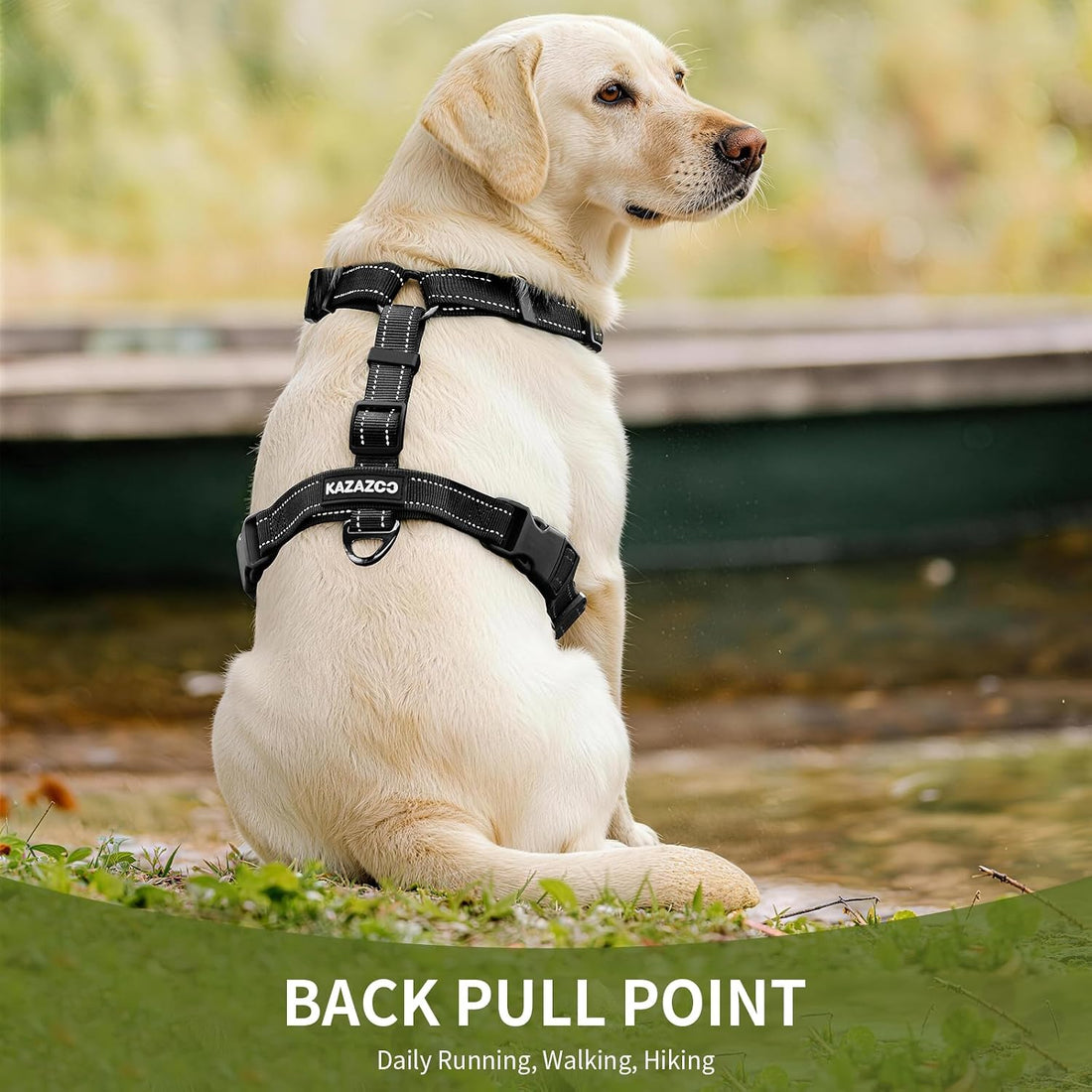 Dog Harness,Adjustable No Pull Dog Harness,Y-Shaped Design