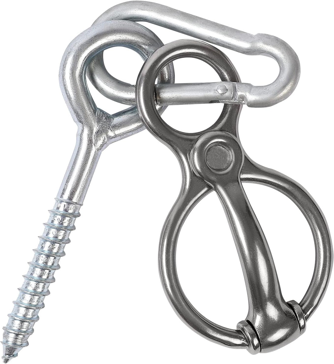Martx Blocker Tie Ring for Horses, Stainless Steel Tack Accessories