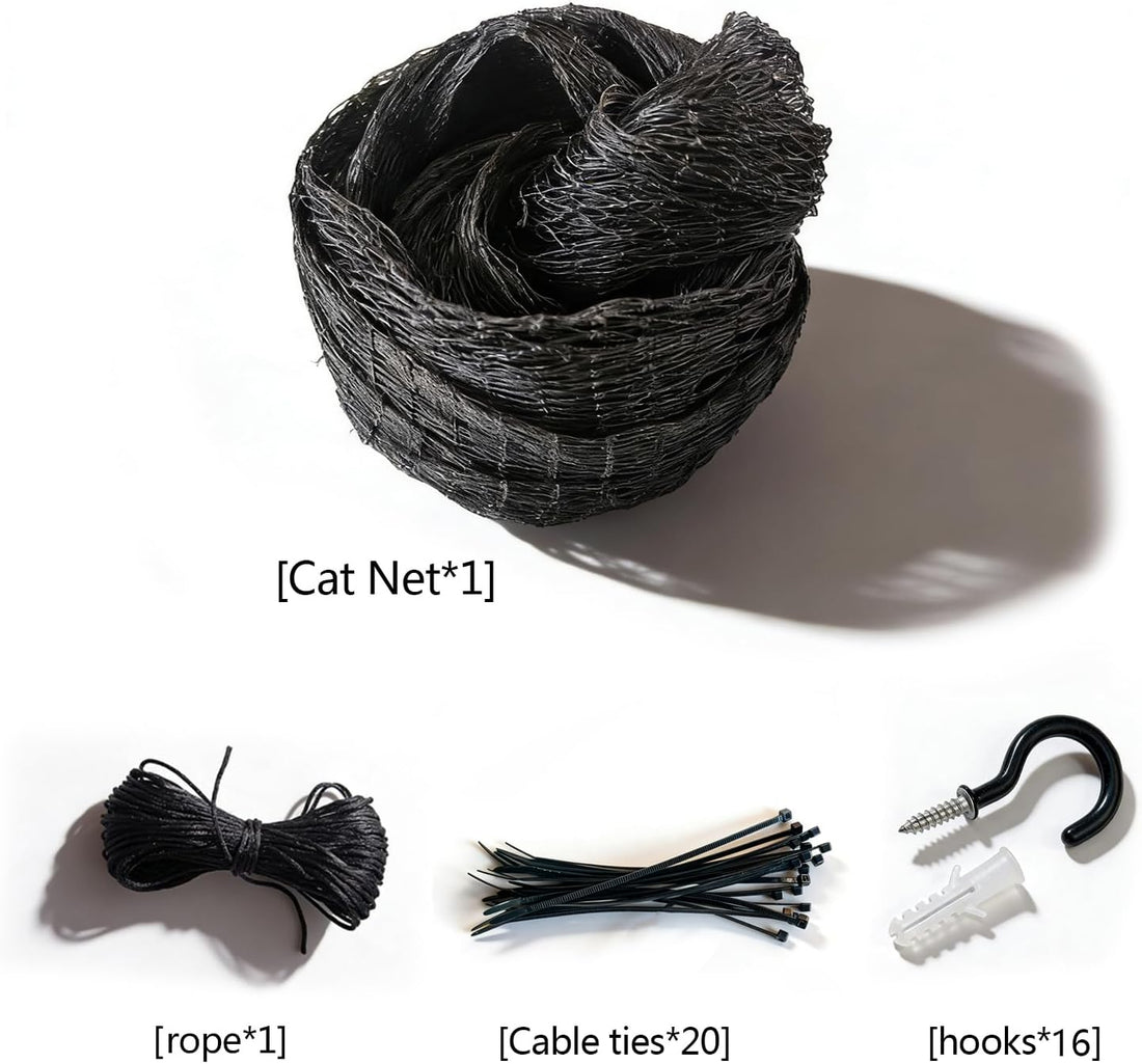 Cat Balcony Netting, Cat Net Pet Anti-Fall Safety Netting,10x6.6ft